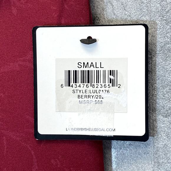 LAUNDRY By Shelli Segal Berry Printed High-Waist Stretch Pull-On Active Leggings - Picture 9 of 9